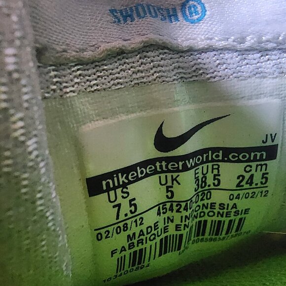 Nike Dual Fusion ST 2 Silver Pink Women’s Athletic Running Shoes Size 7.5 2012 - Picture 11 of 12